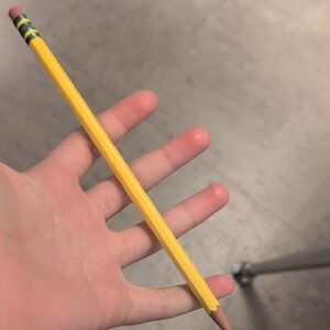 Yellow Pencil with Eraser